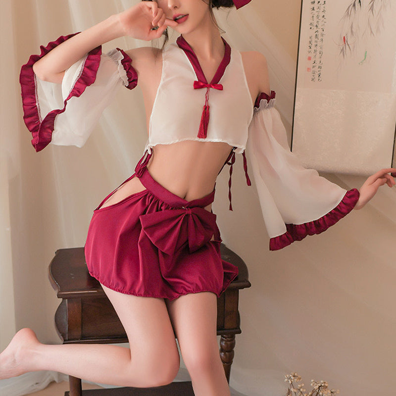 シースルー 巫女コスチューム