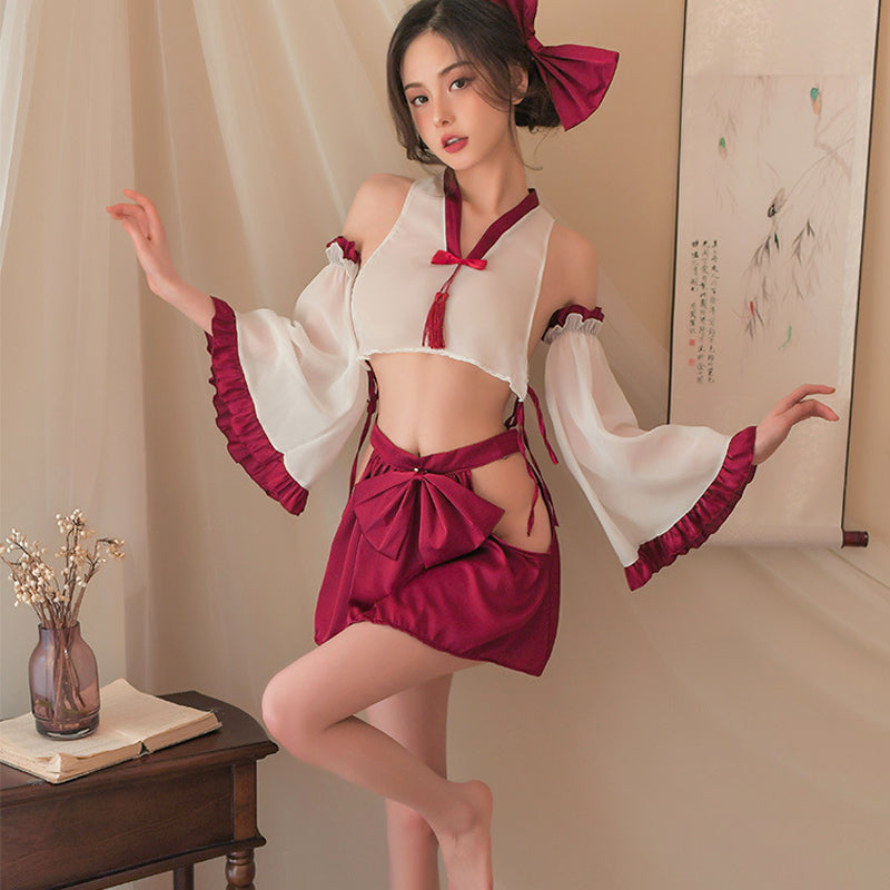 シースルー 巫女コスチューム