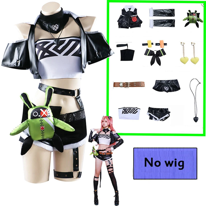 フルセット構成×ウィッグキャラクターコスプレ衣装