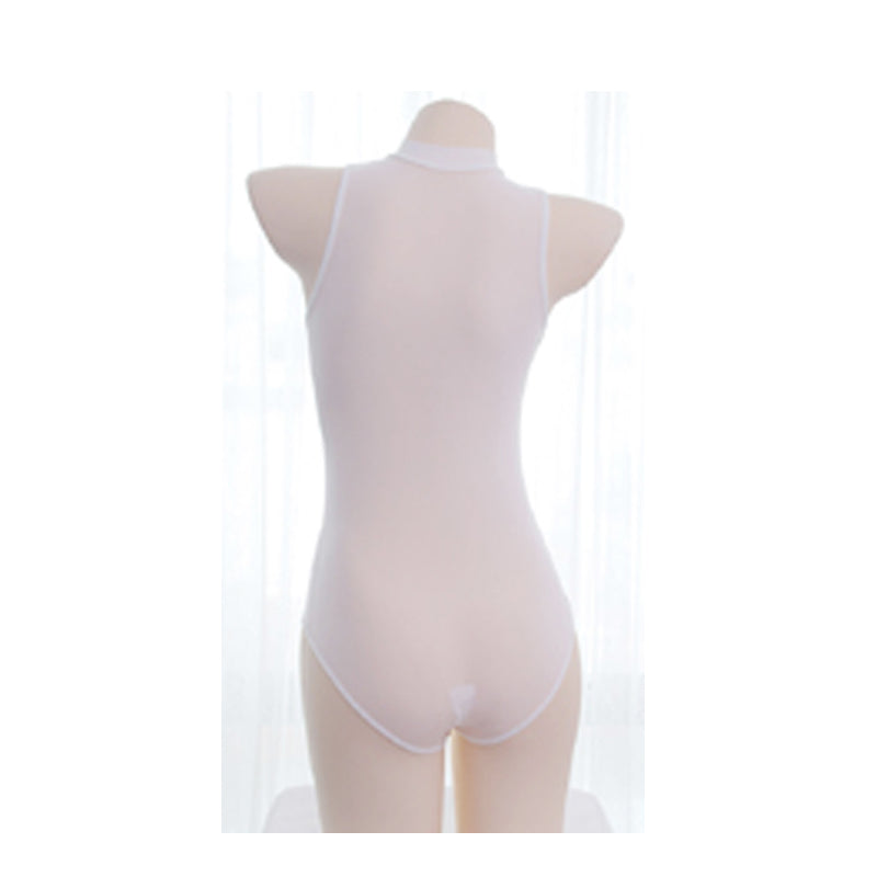 フロントジップ セクシーレオタード