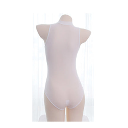 フロントジップ セクシーレオタード