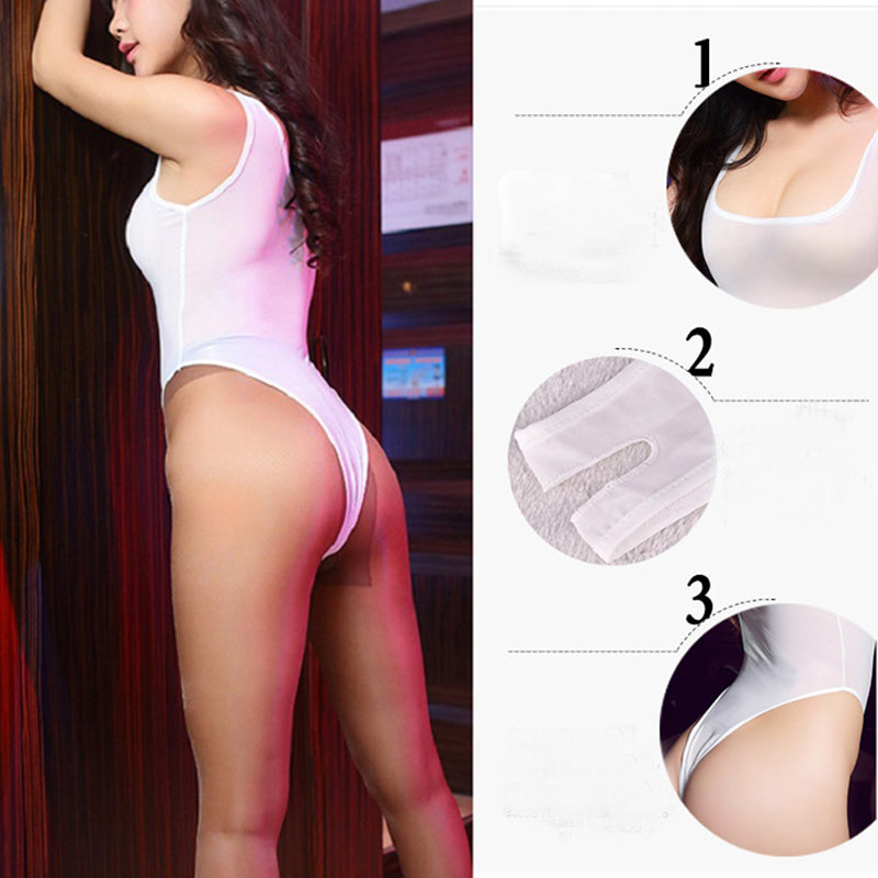 クロッチオープン 5色レオタード