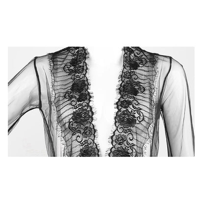 セクシーガウンとブラ＆Tバックショーツ