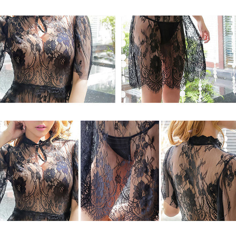 ゴシックブラック ベビードールセット