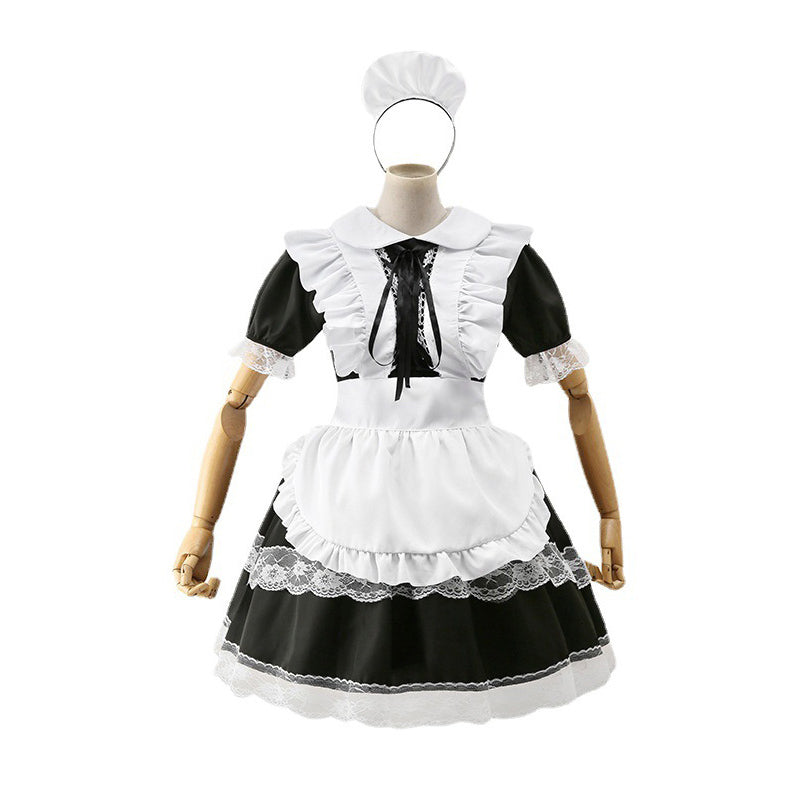 2層レース エレガントメイド服