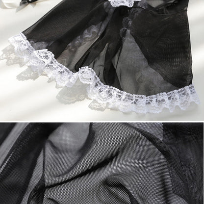 メイド風 ベビードール 7点セット