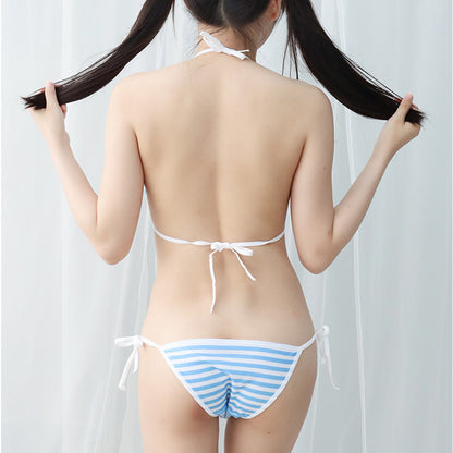 ボーダー柄 マイクロビキニコスチューム