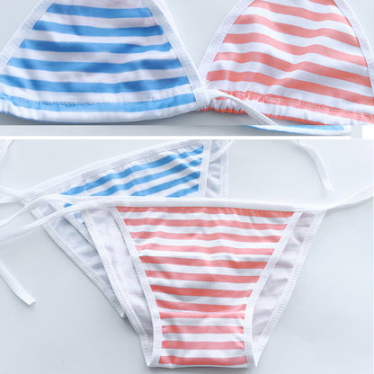 ボーダー柄 マイクロビキニコスチューム