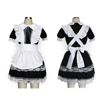 フロント編み上げ メイド服