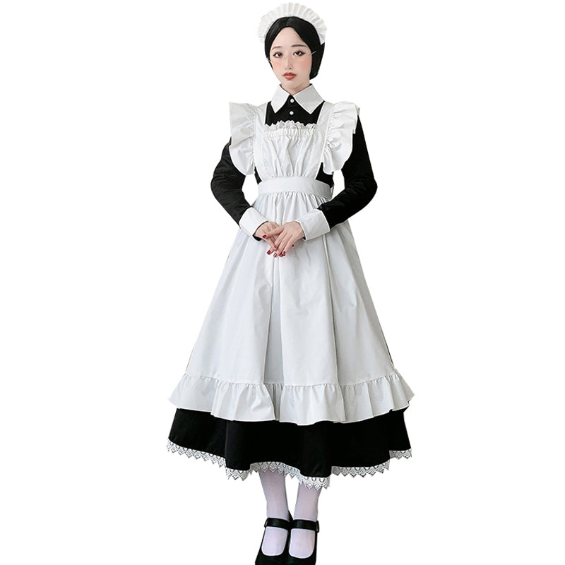 ロングメイドドレス