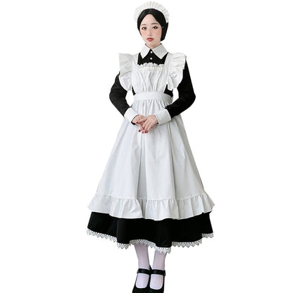 ロングメイドドレス