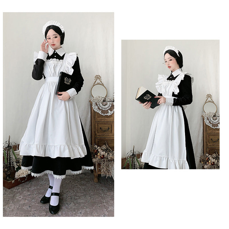 ロングメイドドレス