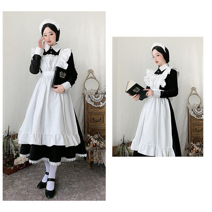 ロングメイドドレス