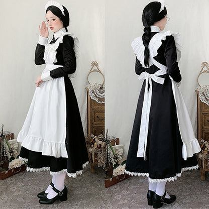 ロングメイドドレス