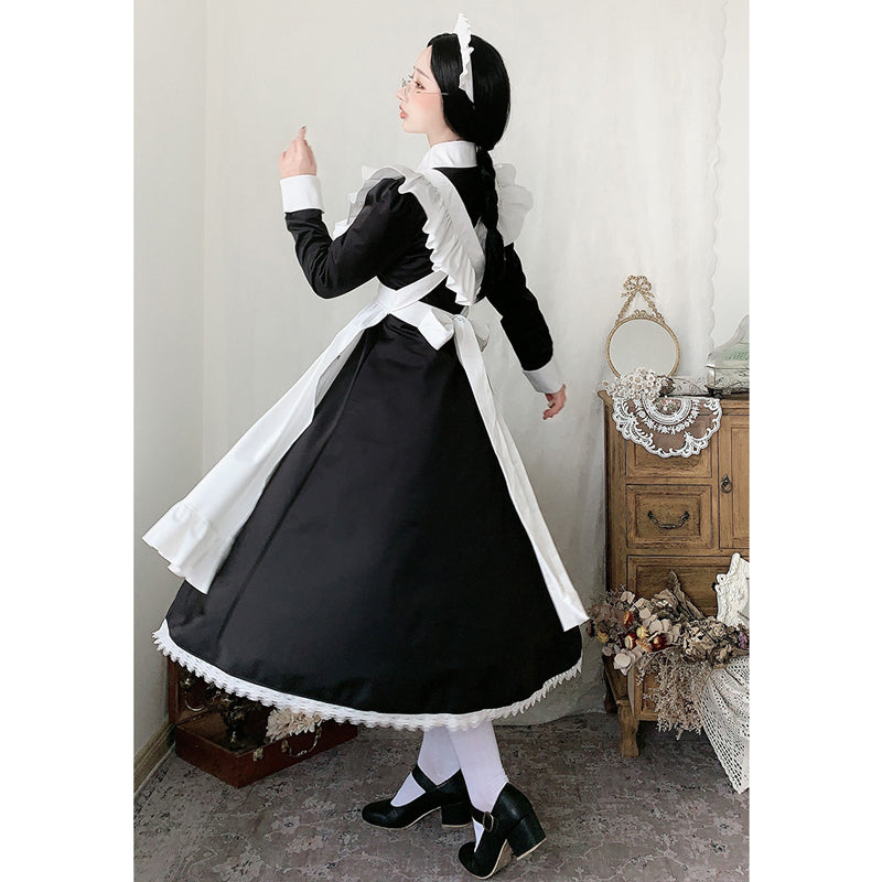 ロングメイドドレス