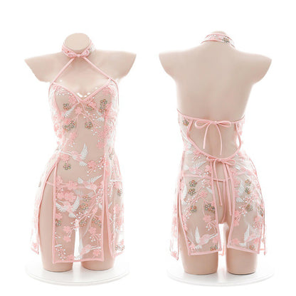 エレガントリボン ベビードール＆Tバック