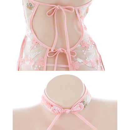 エレガントリボン ベビードール＆Tバック