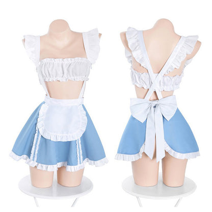 ブルー ブラトップメイドセット