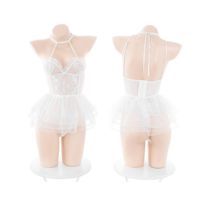 ウェディング風 ベビードール＆Tバック