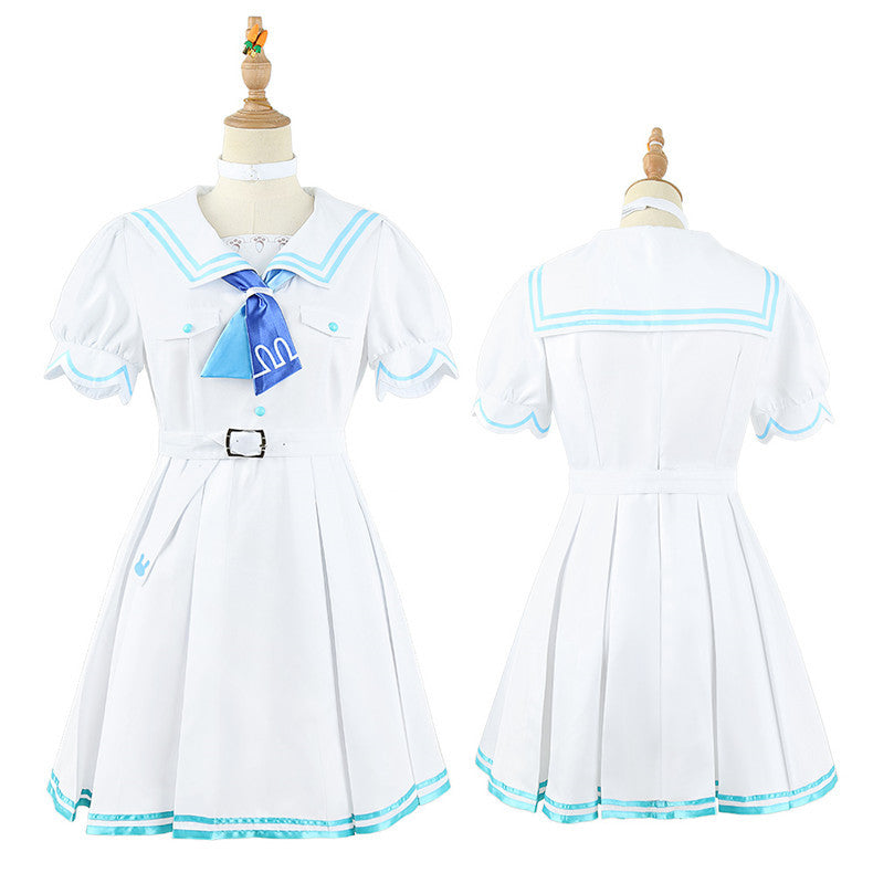 うさみみセーラー風デザイン×ジャケット付きドレスのコスプレコスチュームセット