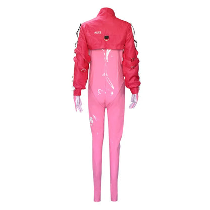 全身タイツ一体型×ジャケット付きのコスプレコスチュームセット