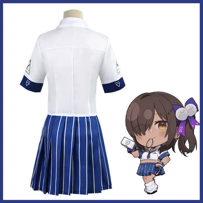 制服風デザイン×スカート構成のコスプレコスチュームセット