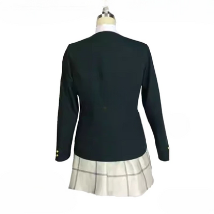 制服風コート×スカート構成のコスプレコスチュームセット