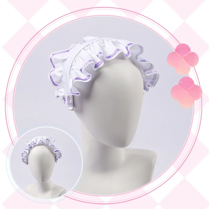 メイド風デザイン×リボン装飾のコスプレコスチュームセット