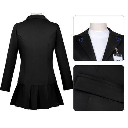 制服風ジャケット×スカート構成のコスプレコスチュームセット