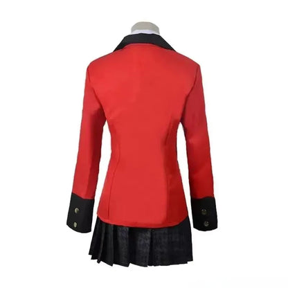 制服風デザイン×プリーツスカートのコスプレコスチュームセット