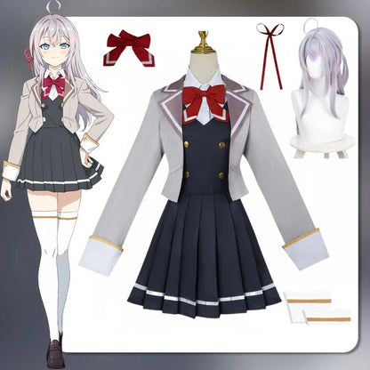 制服デザイン×ヘッドアクセ付きのコスプレコスチュームセット