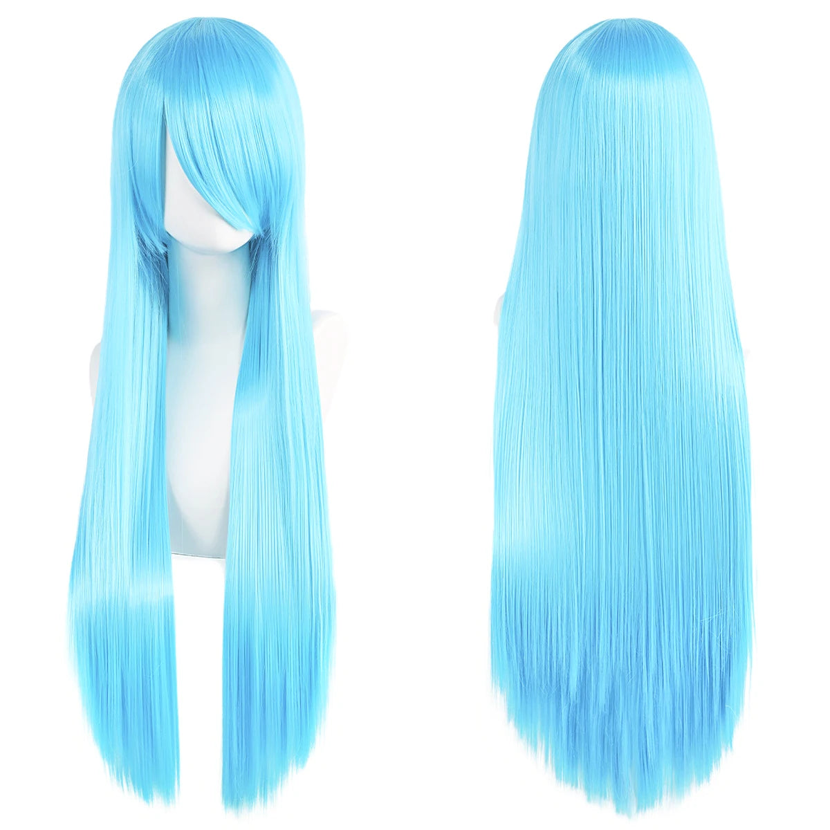 ロングストレートコスプレウィッグ（80cm）