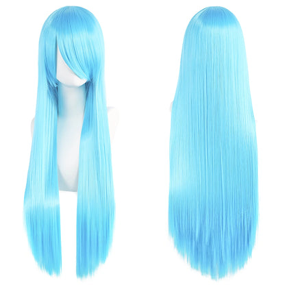 ロングストレートコスプレウィッグ（80cm）
