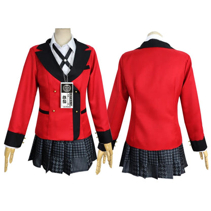 制服風デザイン×プリーツスカートのコスプレコスチュームセット