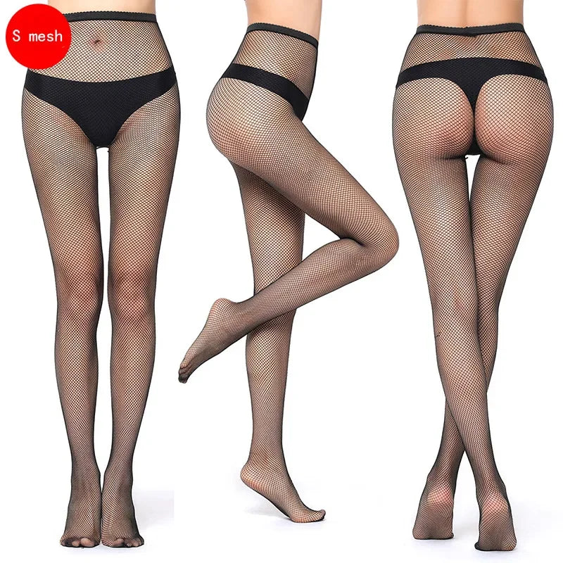 フィッシュネット×カットアウトのメッシュパンティストッキング