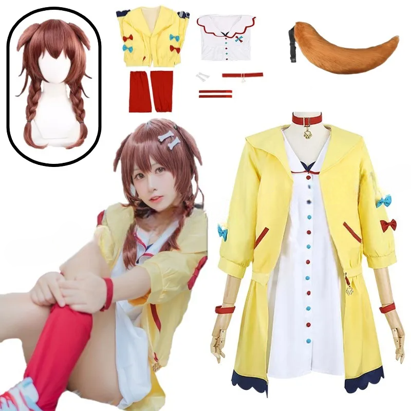 犬風デザイン×コート付きドレスのコスチュームセット