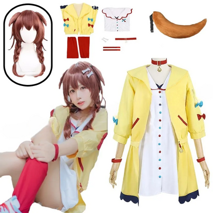 犬風デザイン×コート付きドレスのコスチュームセット