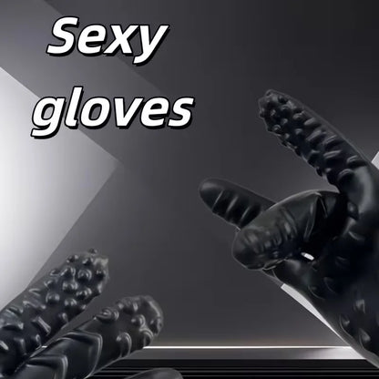 テクスチャー加工×ソフトタッチのアクセサリーグローブ