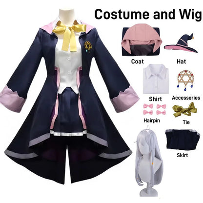 魔女風デザイン×帽子付きのコスプレコスチュームセット