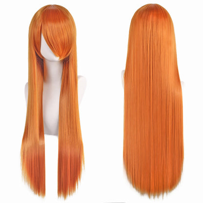 ロングストレートコスプレウィッグ（80cm）