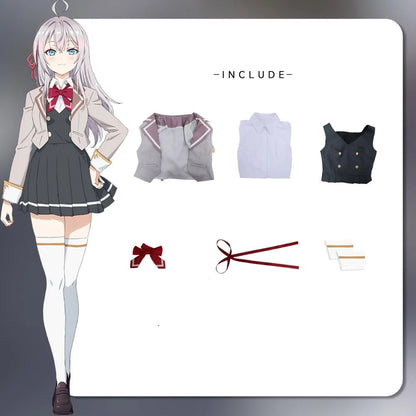 制服デザイン×ヘッドアクセ付きのコスプレコスチュームセット