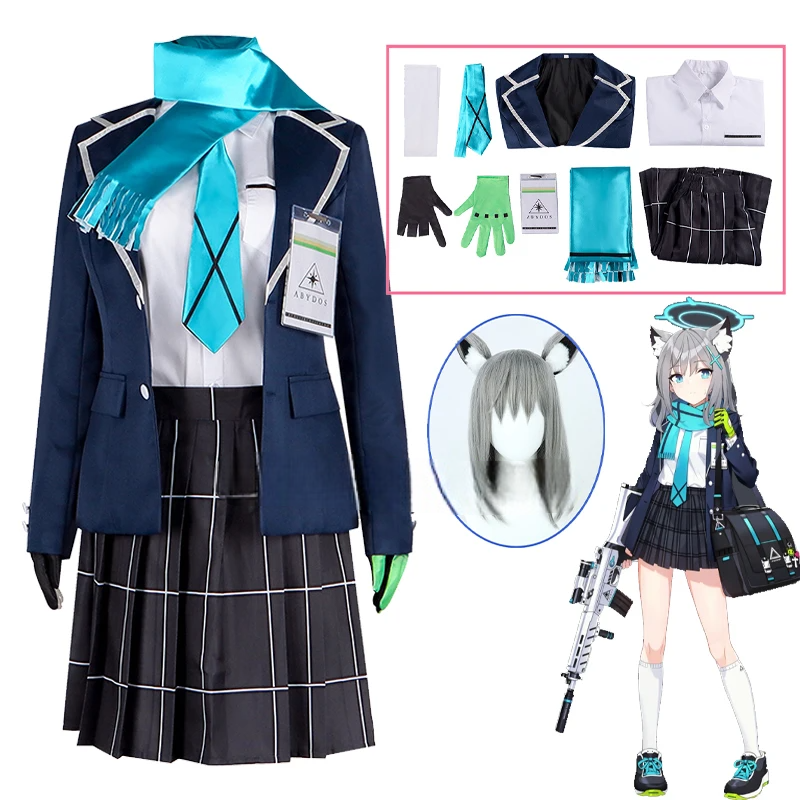 制服風ジャケット×アクセ付きのコスプレコスチュームセット