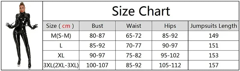 PUレザー調×ジップデザインのボディスーツジャンプスーツ