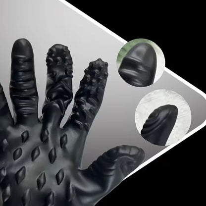 テクスチャー加工×ソフトタッチのアクセサリーグローブ