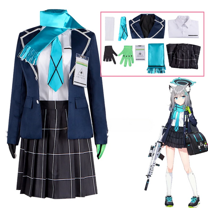 制服風ジャケット×アクセ付きのコスプレコスチュームセット