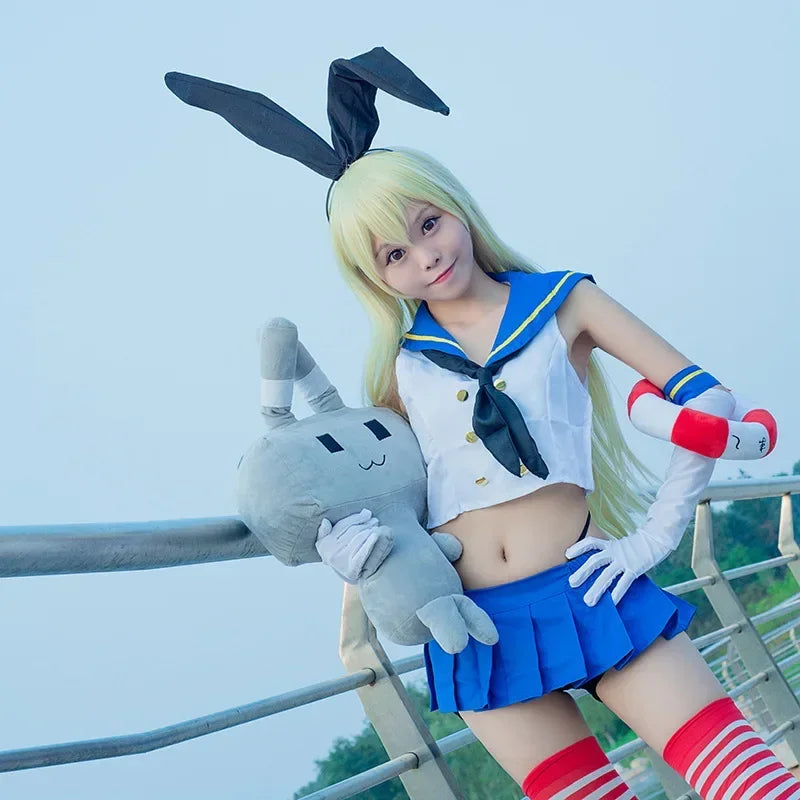 セーラー服デザイン×アクセサリー 制服風コスプレセット