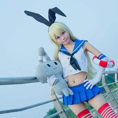 セーラー服デザイン×アクセサリー 制服風コスプレセット