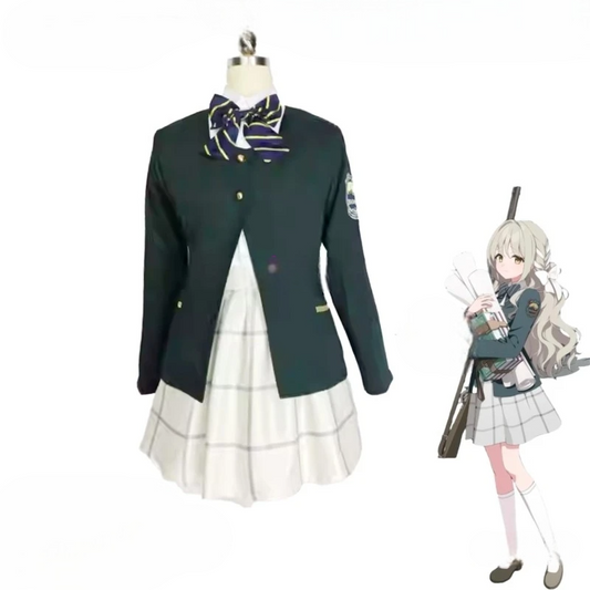 制服風コート×スカート構成のコスプレコスチュームセット