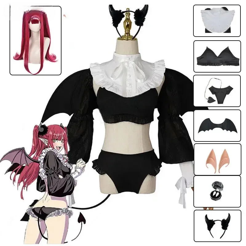 デビル風デザイン×アクセ付きセットアップコスチューム