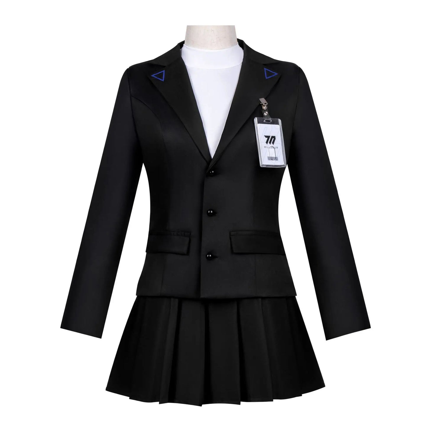 制服風ジャケット×スカート構成のコスプレコスチュームセット
